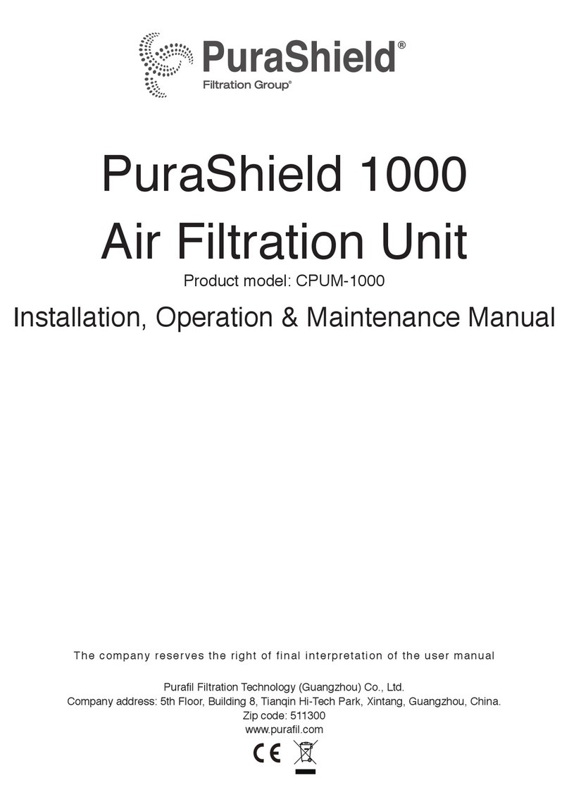 Purafil PuraShield 1000 Installation, operation & maintenance manual