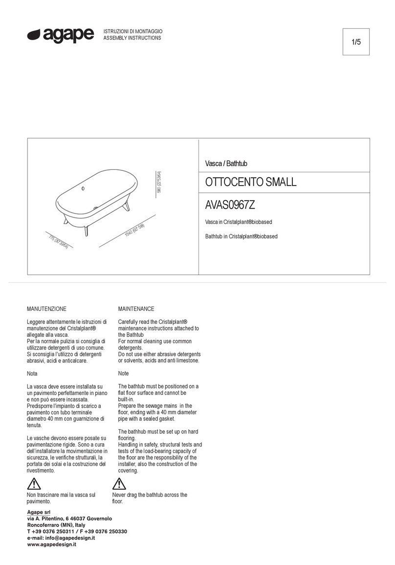 agape OTTOCENTO AVAS0967Z Assembly instructions