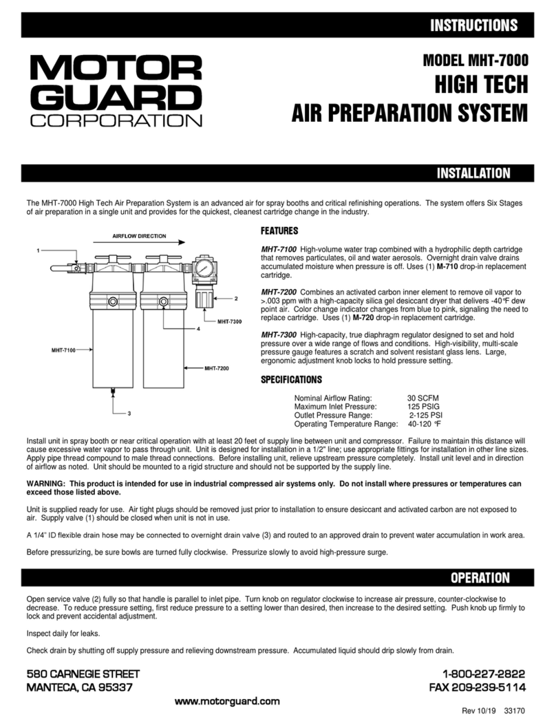 Motor Guard MHT-7000 instructions