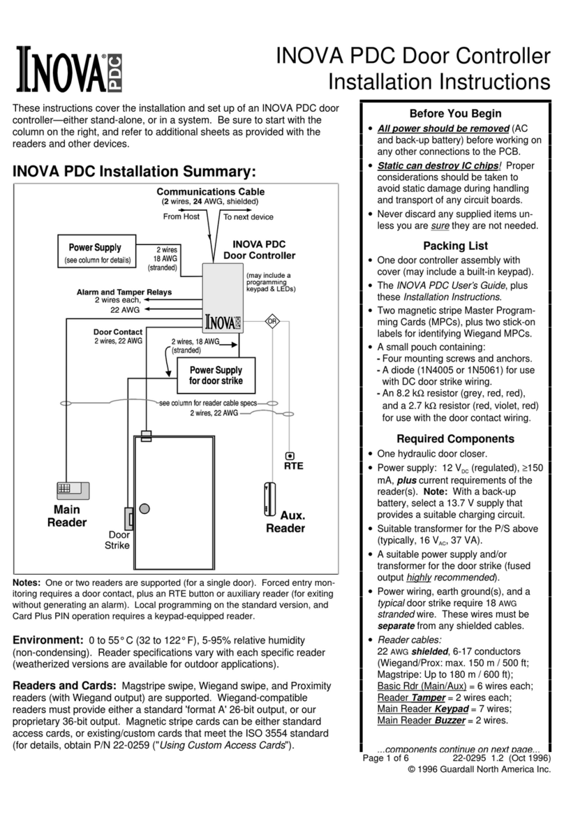Inova PDC installation manual