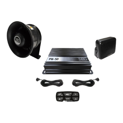 B&G electronics PW-50 Installation and operation manual