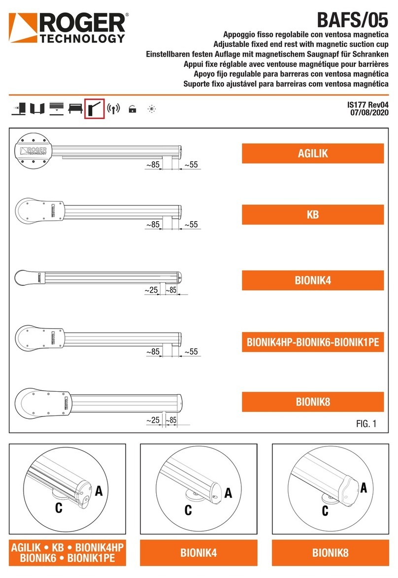 Roger Technology BAFS/05 User manual