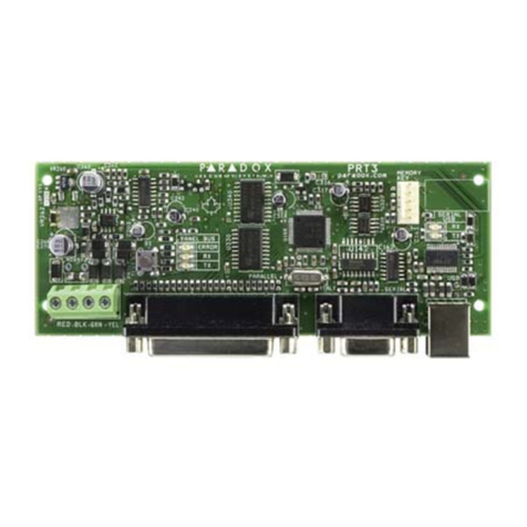 Paradox PRT3 manual