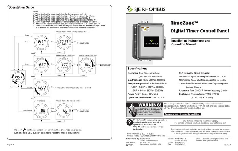 SJE Rhombus TimeZone Troubleshooting guide