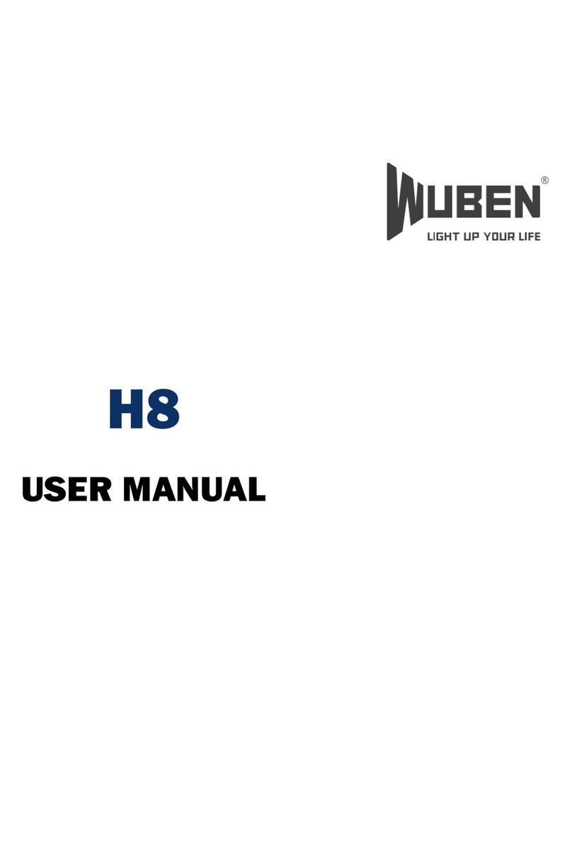 WUBEN H8 user manual