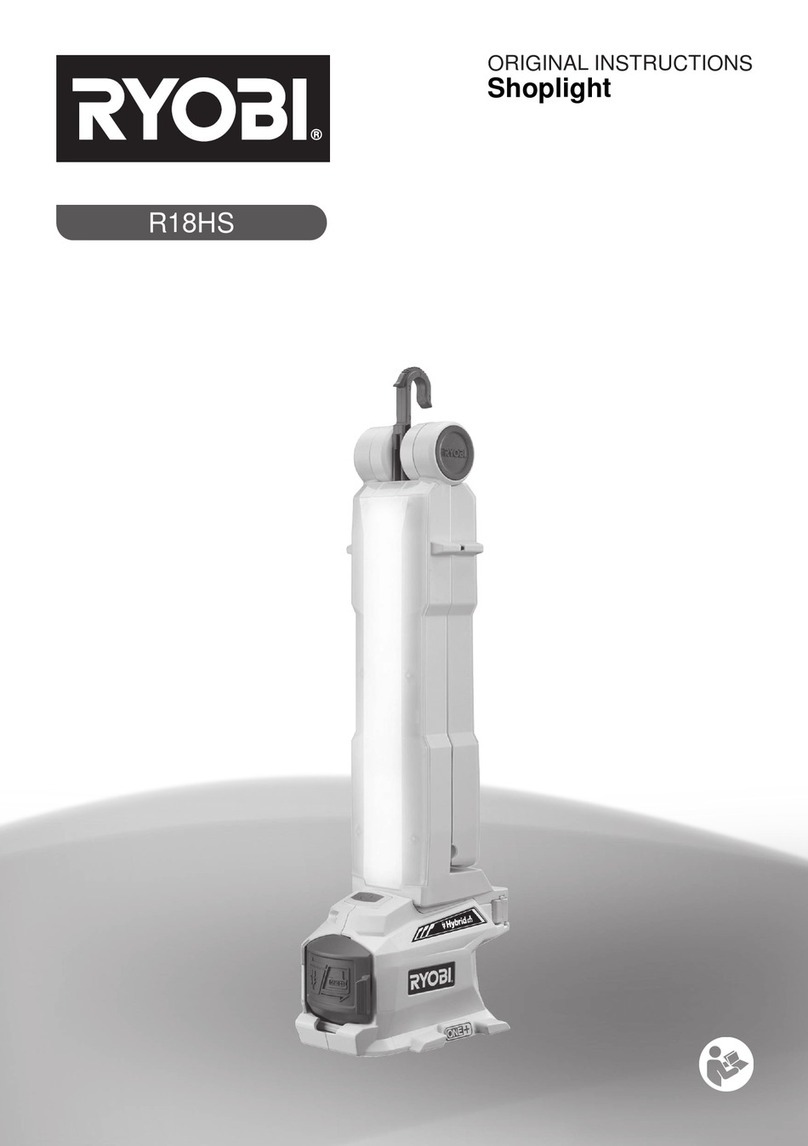 Ryobi R18HS Original instructions