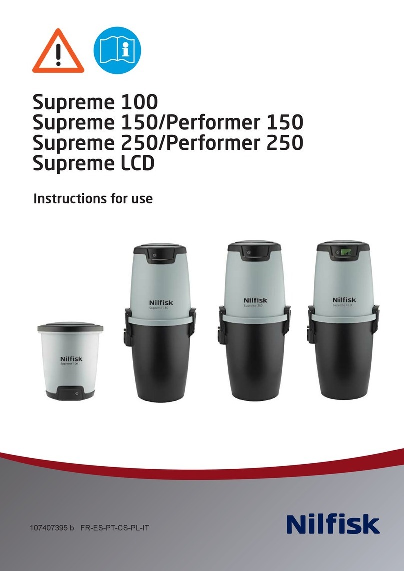 Nilfisk-Advance Supreme 100 Instructions for use