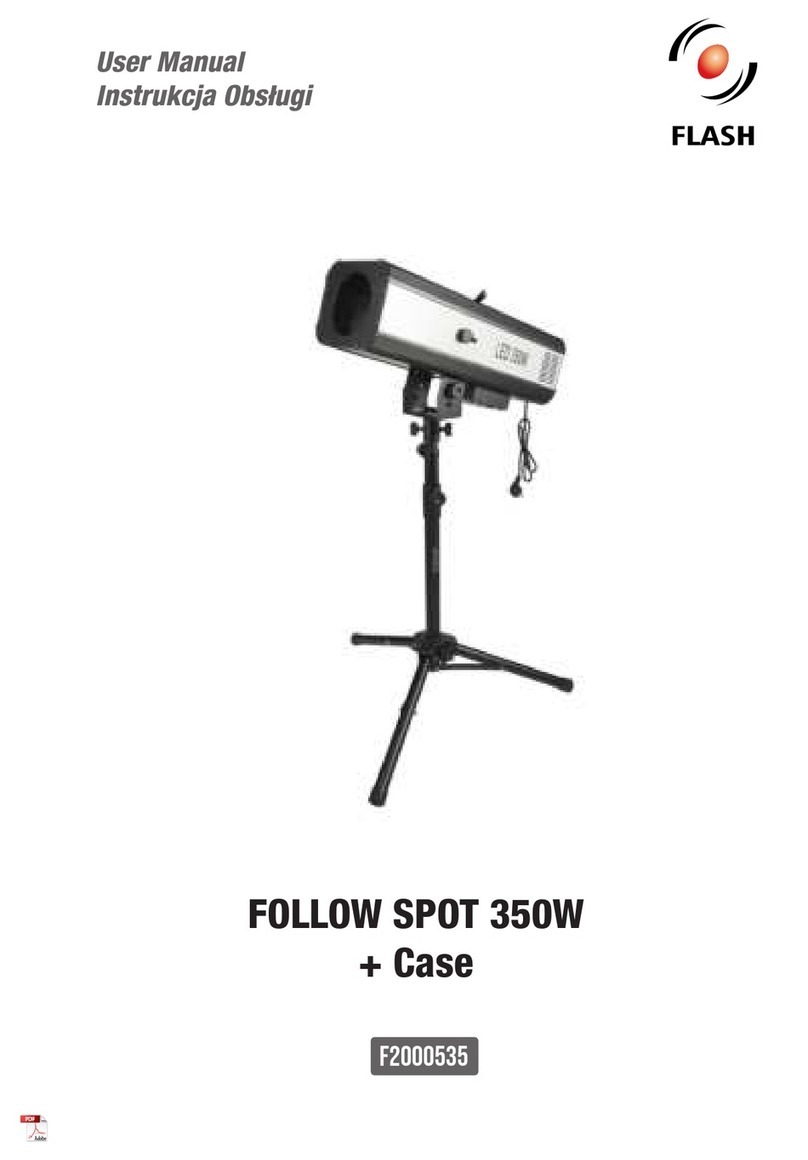 Flash FOLLOW SPOT 350W user manual