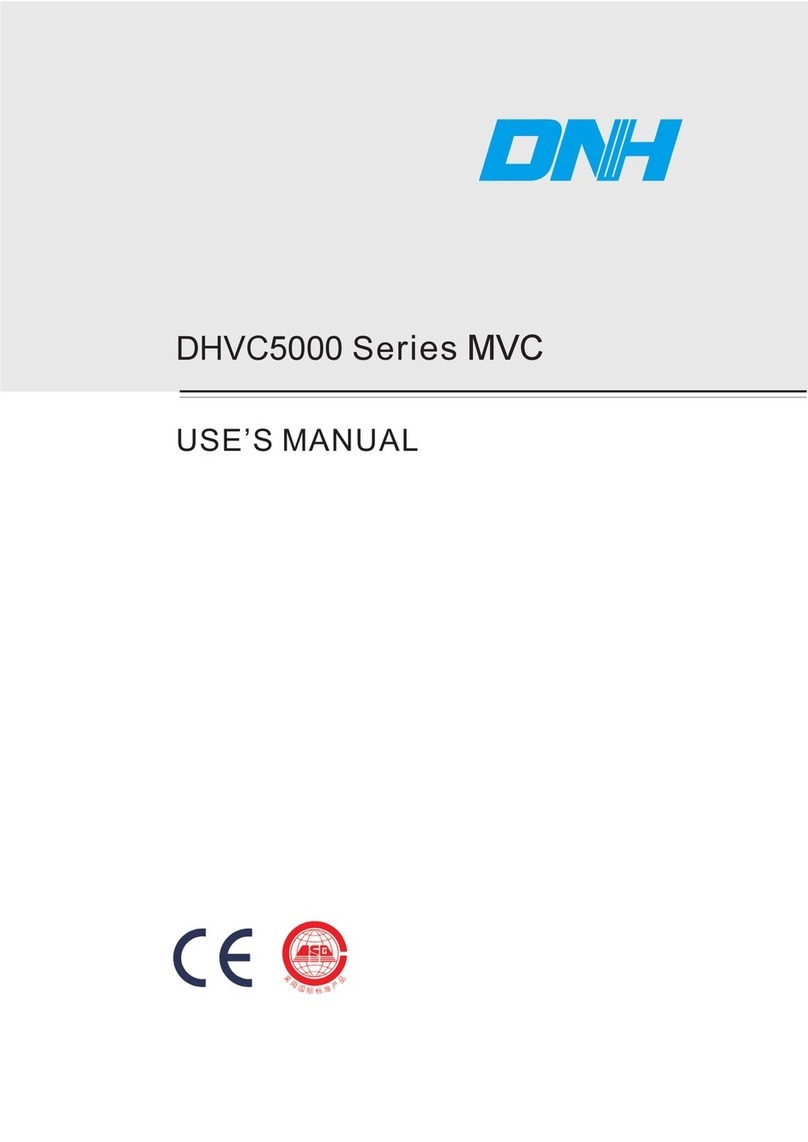 DNH DHVC5000 Series Mounting instructions