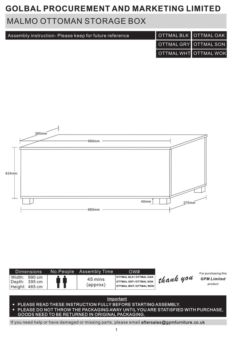 GPM OTTMAL GRY Assembly instruction