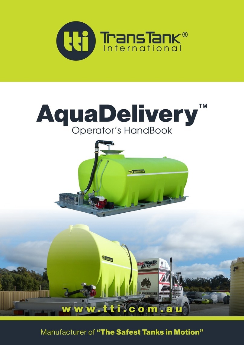 TransTank AquaDelivery Service manual