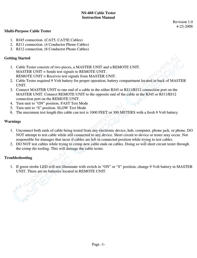 Supereyes NS-468 instruction manual
