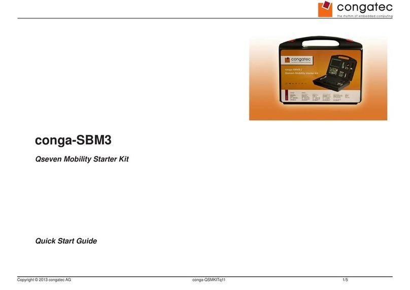 Congatec conga-SBM3 User manual