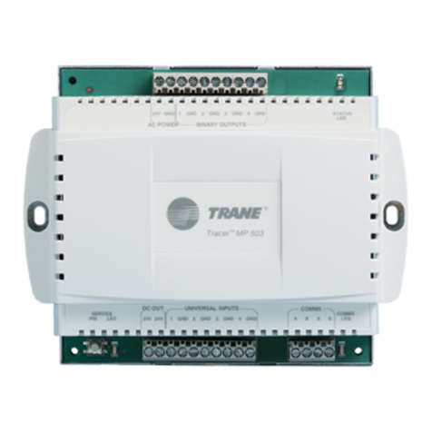 Trane Tracer MP503 Installation and operating instructions