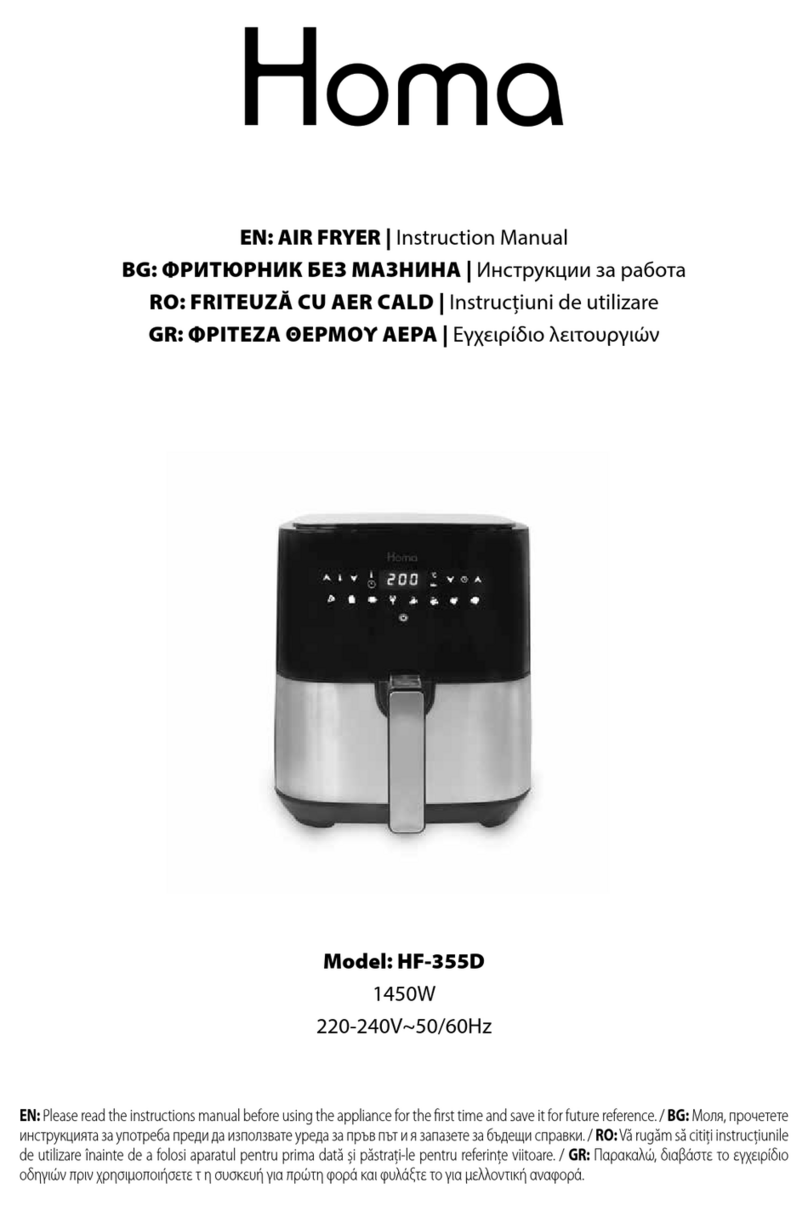 Homa HF-355D instruction manual