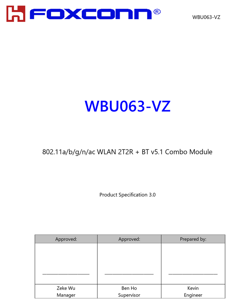 Foxconn WBU063-VZ manual