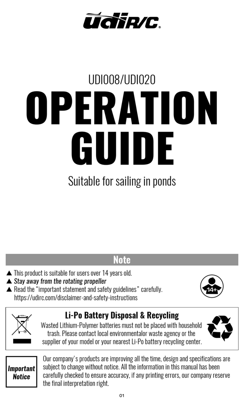 UDI R/C UDI008 Operation guide