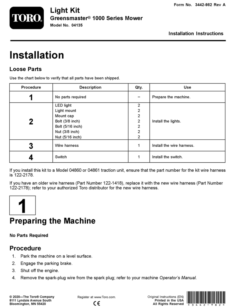 Toro 04135 installation instructions