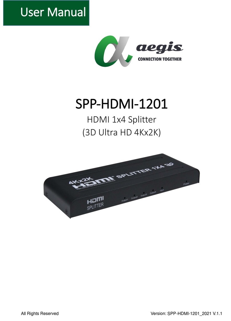 Aegis SPP-HDMI-1201 user manual