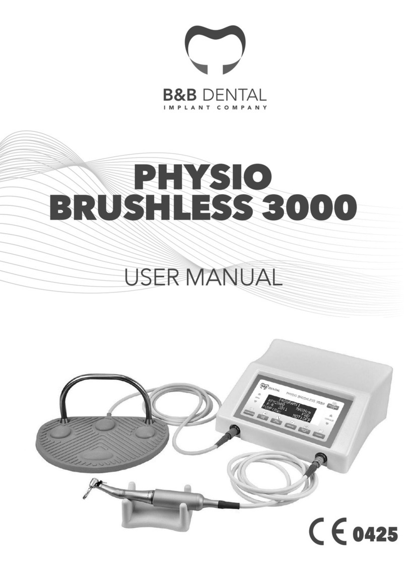 B&B PHYSIO BRUSHLESS 3000 user manual B&B PHYSIO BRUSHLESS 3000 user manual