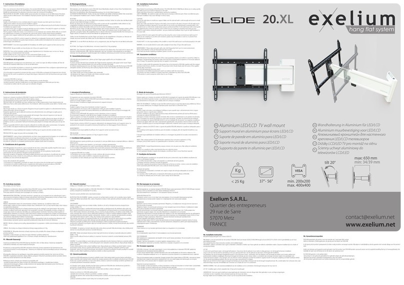 Exelium Slide 20.XL User manual