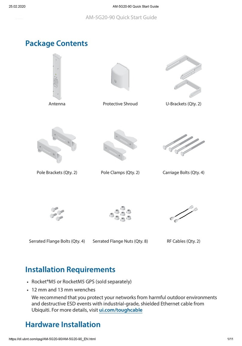 Ubiquiti airMAX AM-5G20-90 User manual Ubiquiti airMAX AM-5G20-90 User manual