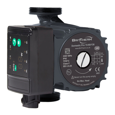 BritTherm Domestic Pro Installation & operating instructions