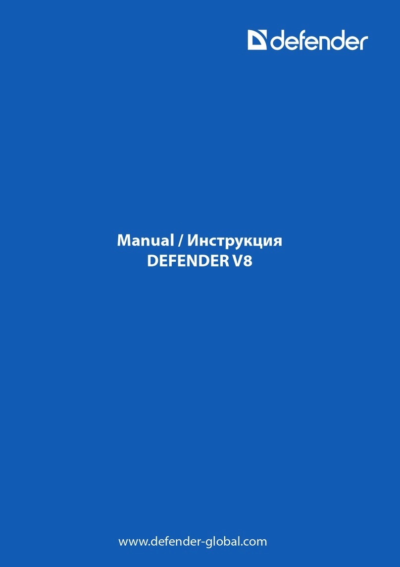 Defender V8 manual