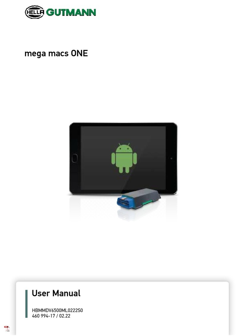 Hella Gutmann mega macs ONE user manual