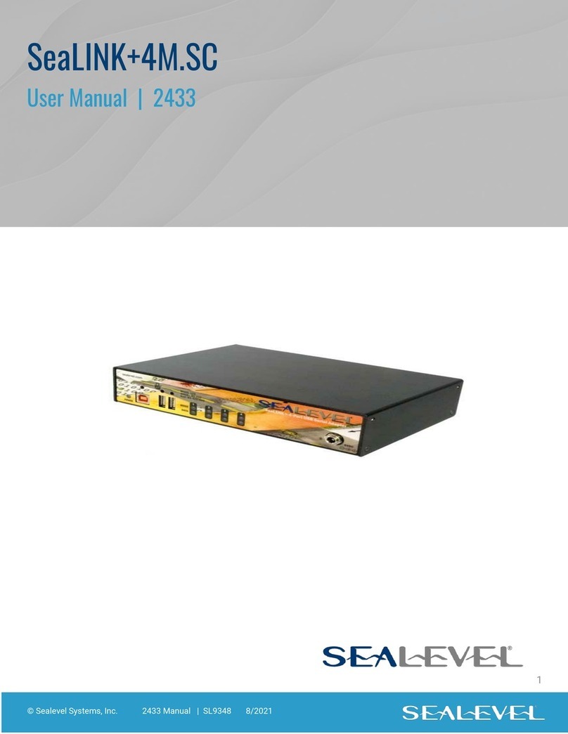 SeaLevel SeaLINK+4M.SC user manual