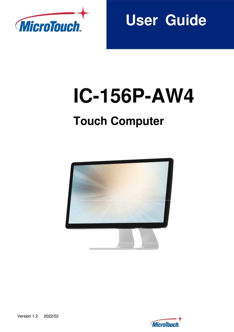 MicroTouch IC-156P-AW4 user guide