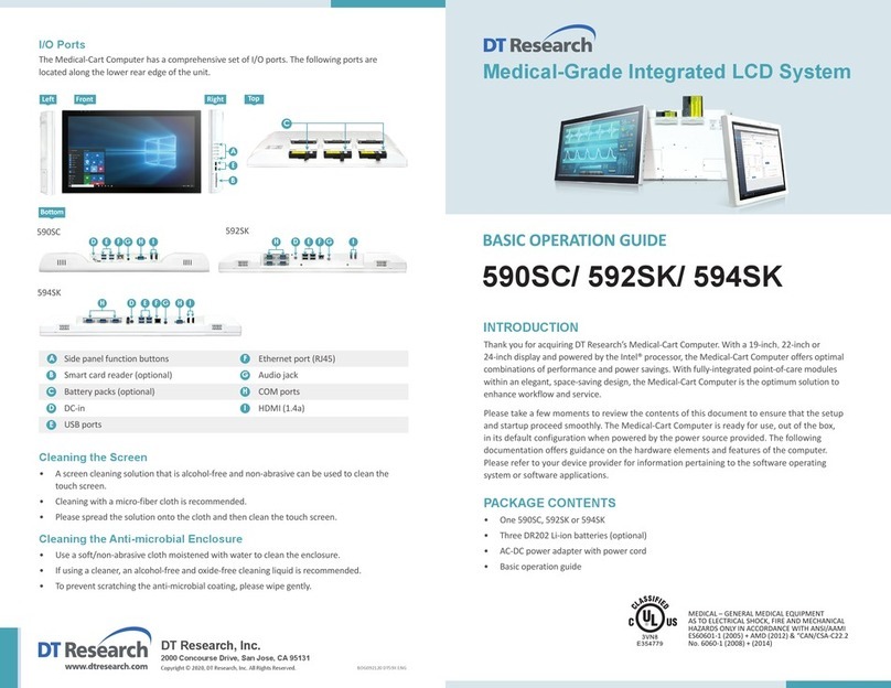 DT Research 590SC Assembly instructions