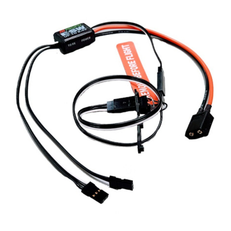 JR ProPo E-SW XT60 User manual