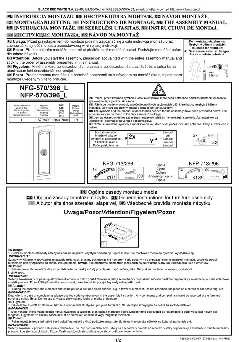 BLACK RED WHITE NFG-570/396_L Assembly manual