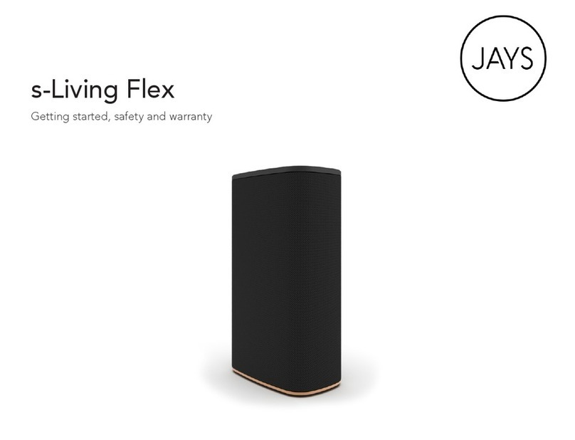 Jays s-Living Flex Getting started, safety and warranty
