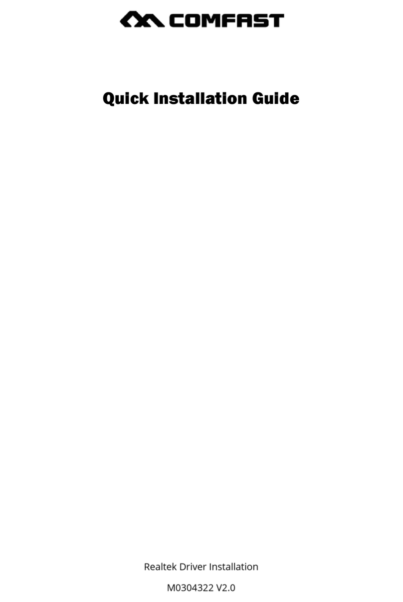 Comfast 811AC Quick installation guide
