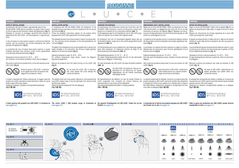 Reggiani rios Assembly instructions