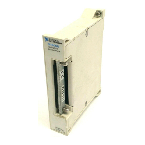 National Instruments NI TB-2630 User manual National Instruments NI TB-2630 User manual