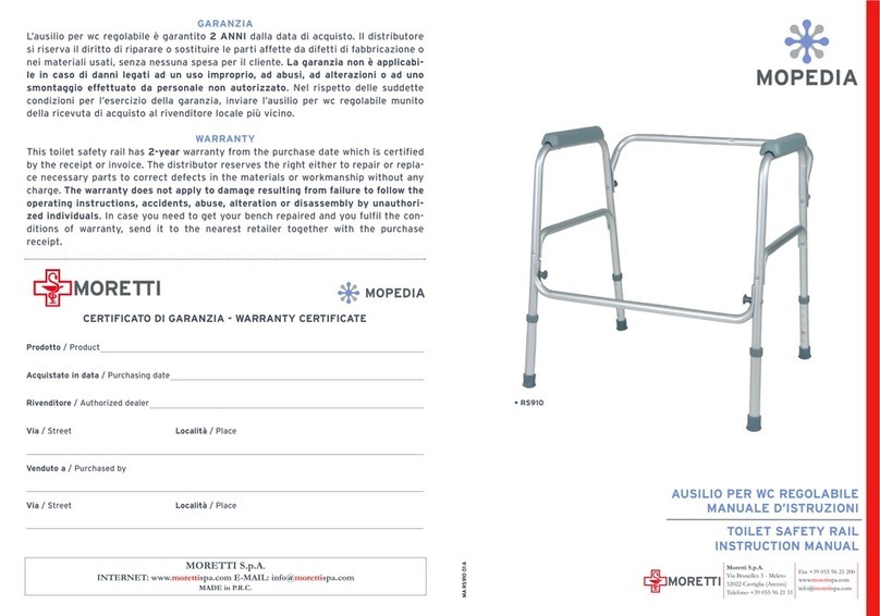Moretti MOPEDIA RS910 instruction manual