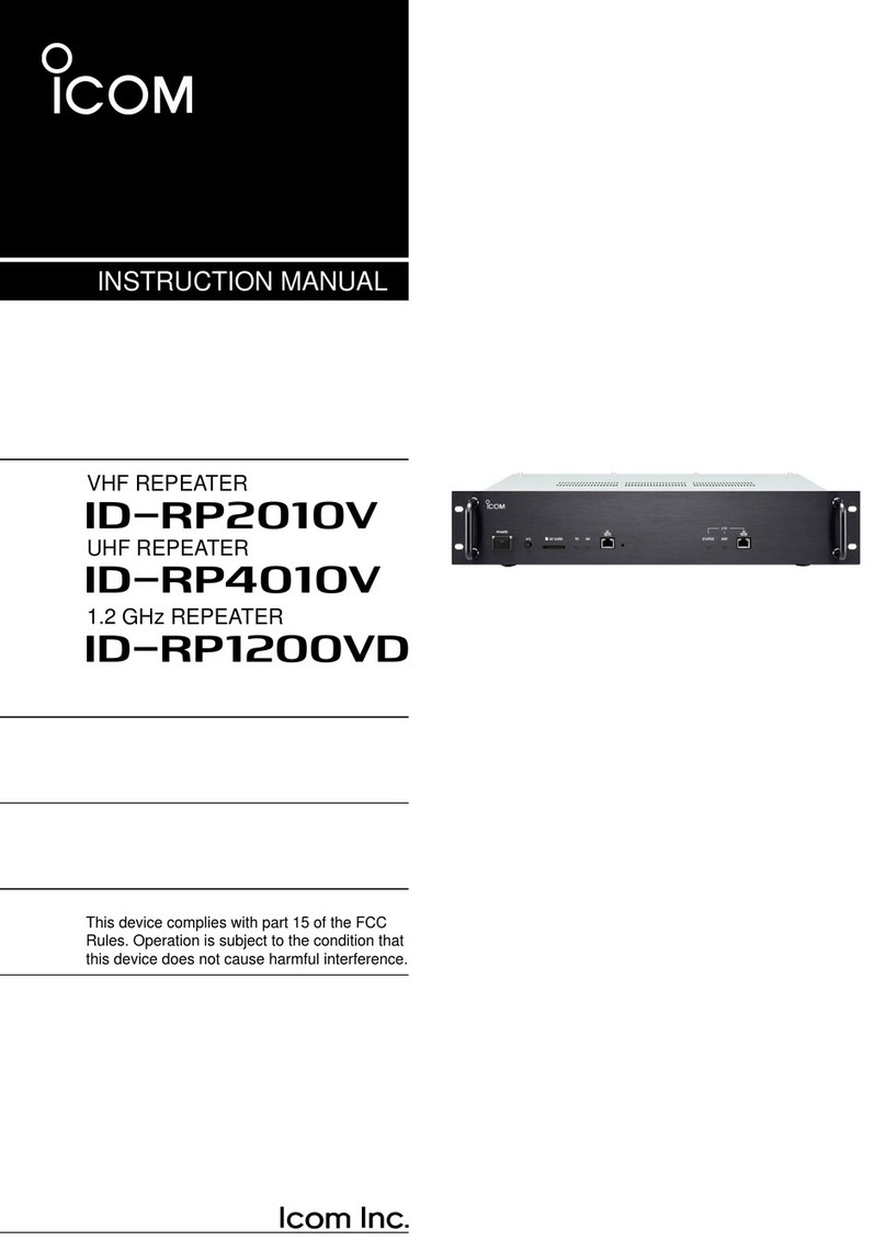 Icom ID-RP2010V User manual
