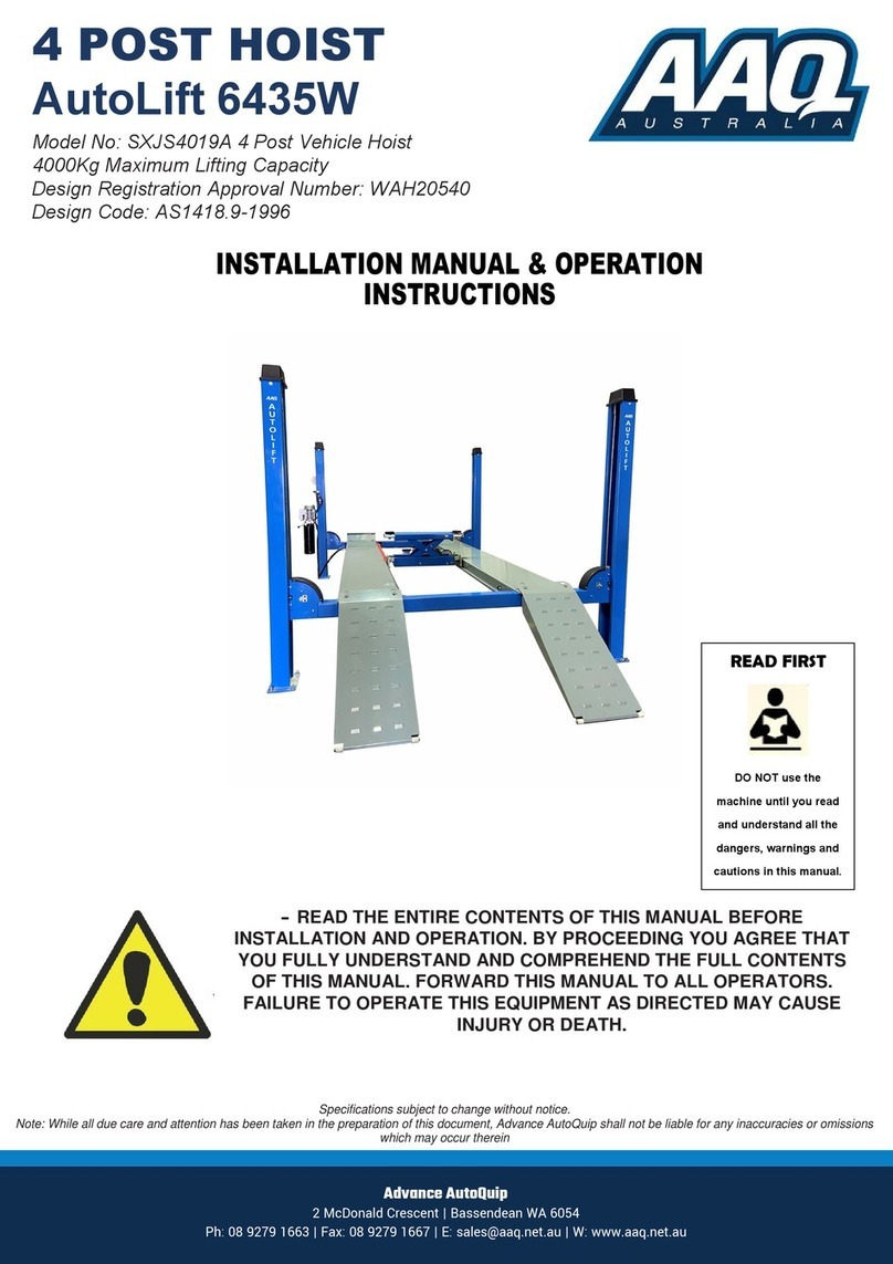 AAQ SXJS4019A User manual