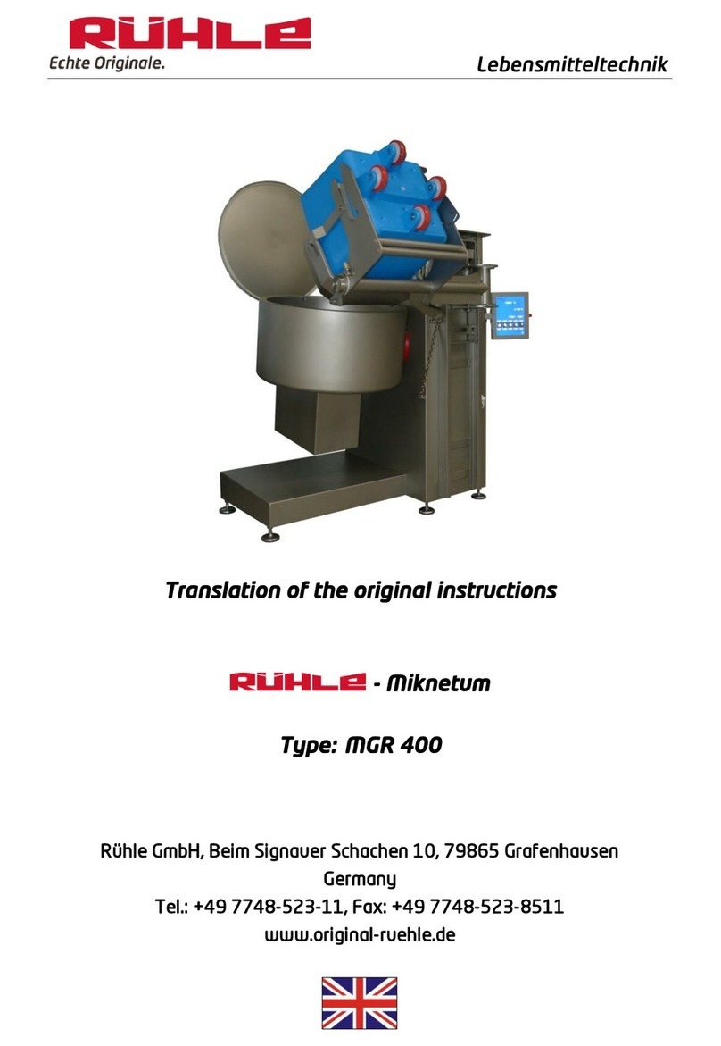 Rühle MGR 400 Translation of the original instructions