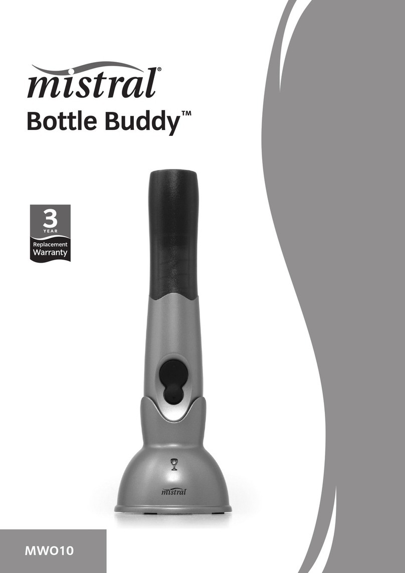 Mistral Bottle Buddy MWO10 User manual