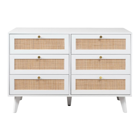 Mocka Georgia Six Drawer User manual Mocka Georgia Six Drawer User manual