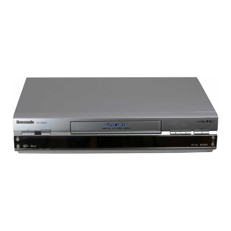 Panasonic NV-HS830EG Service manual