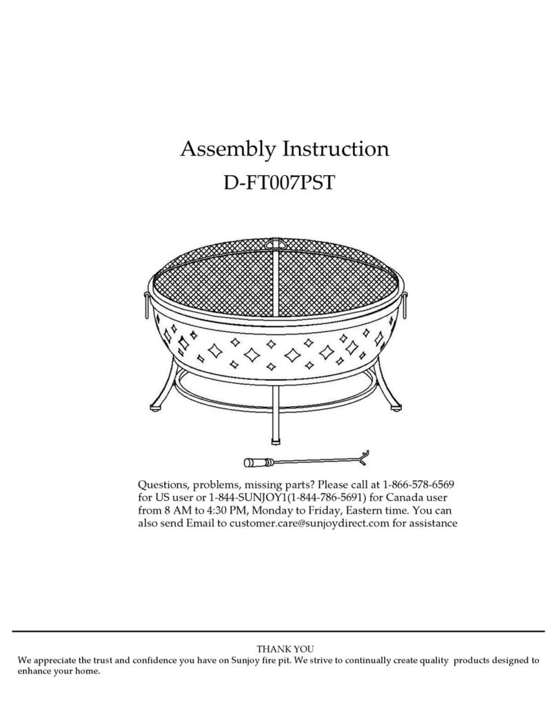 Sunjoy D-FT007PST Assembly instruction Sunjoy D-FT007PST Assembly instruction