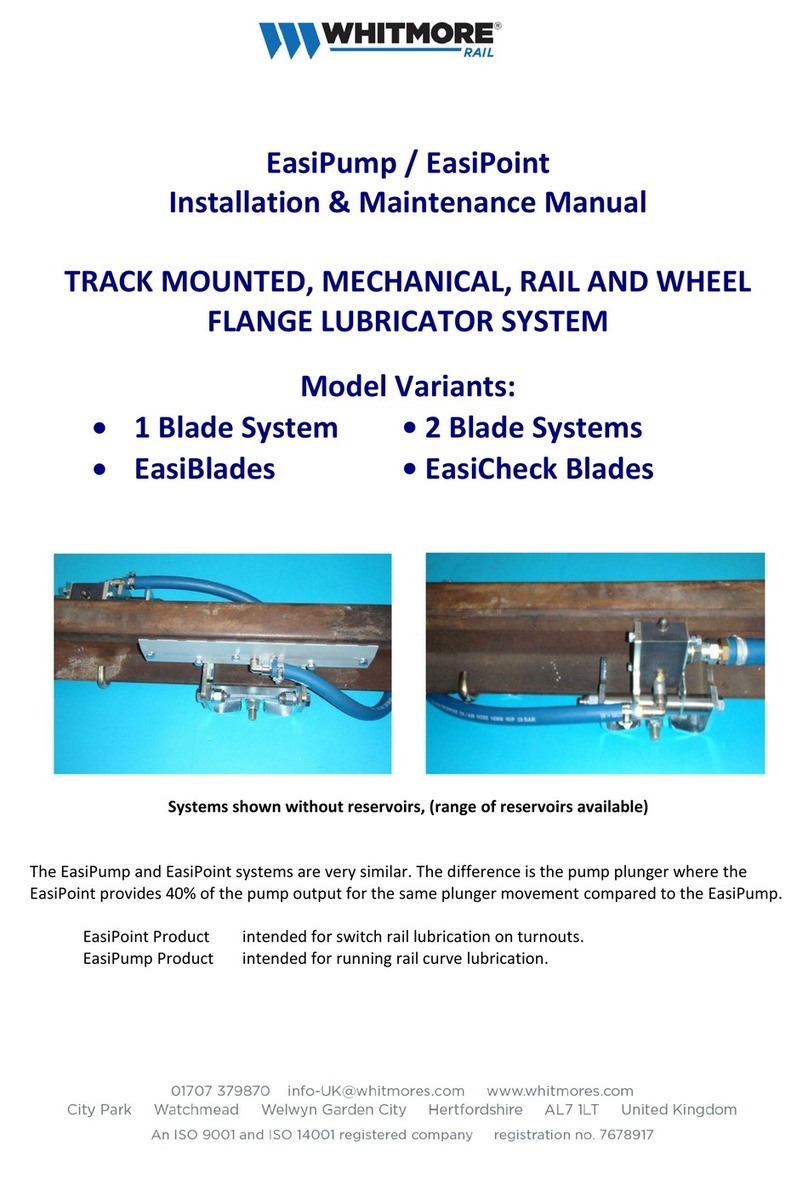 Whitmore EasiPump Installation & maintenance manual