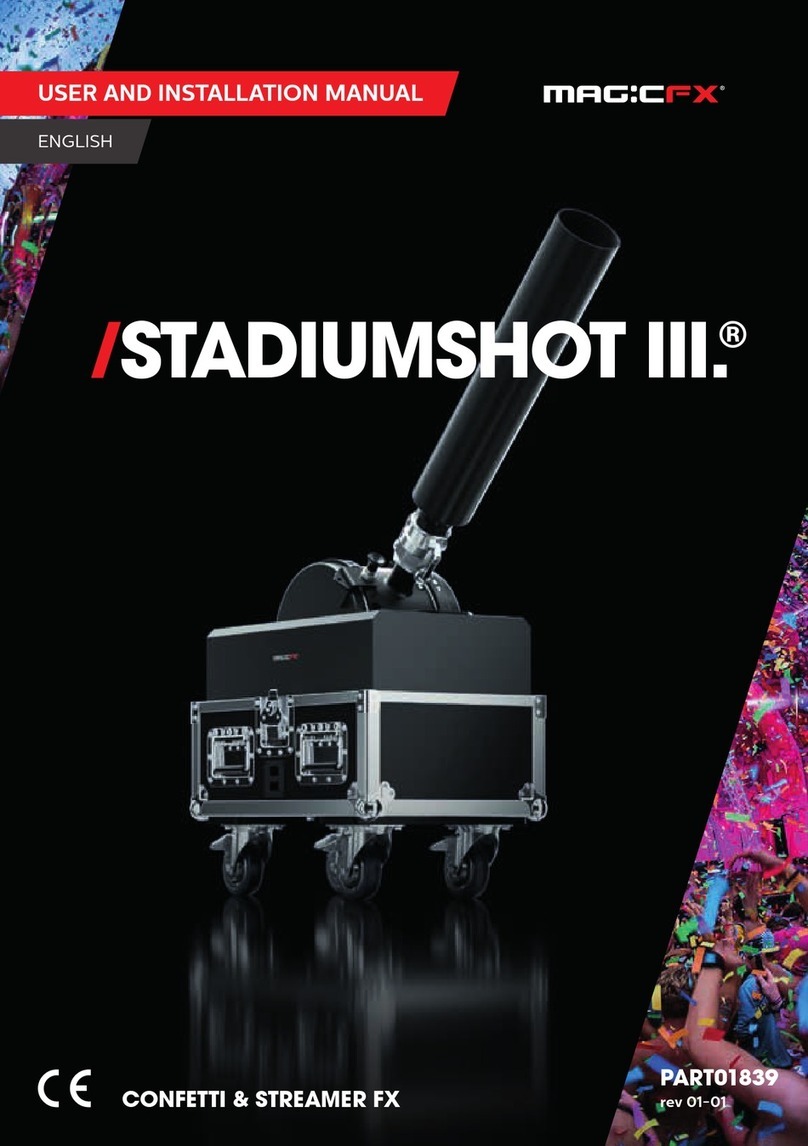 Magicfx STADIUMSHOT III User and installation manual