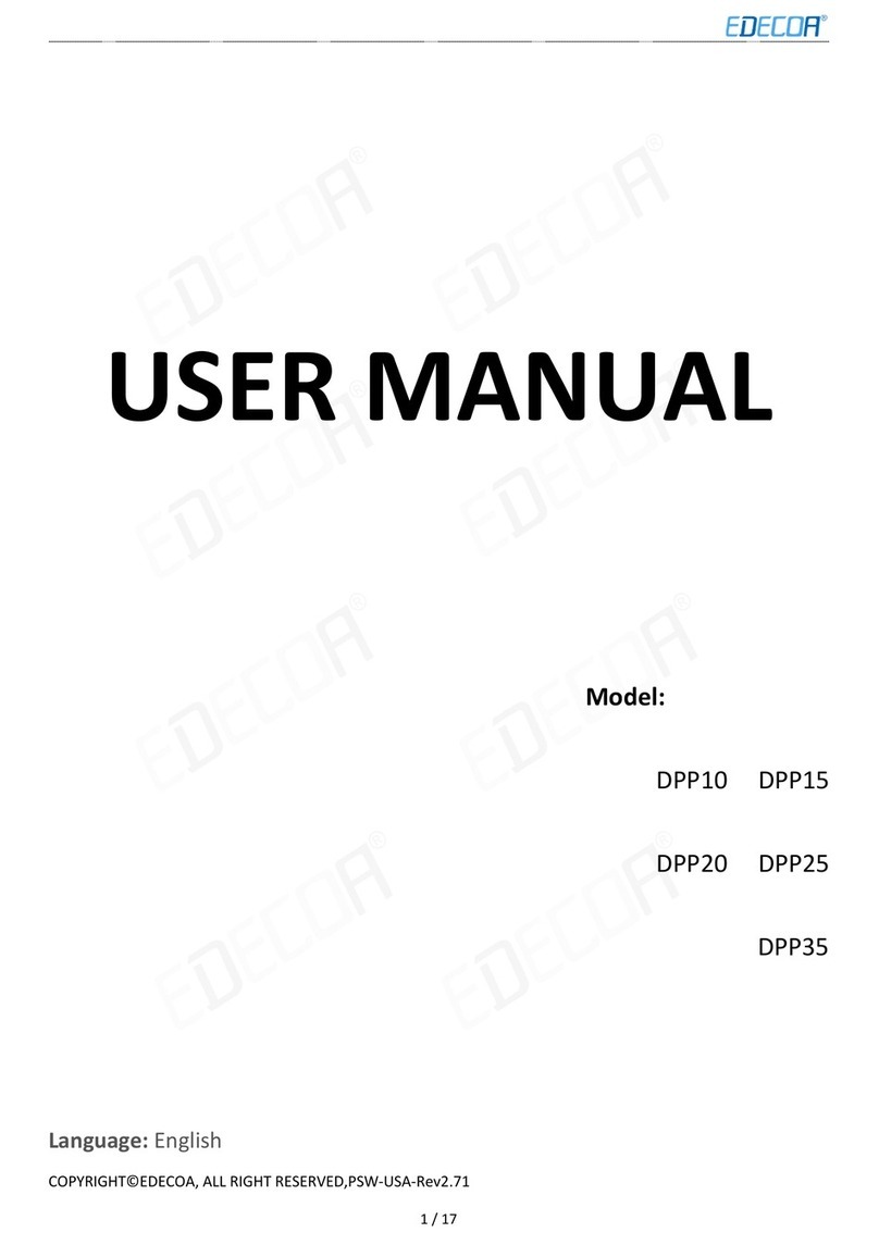 EDECOA DPP10 user manual