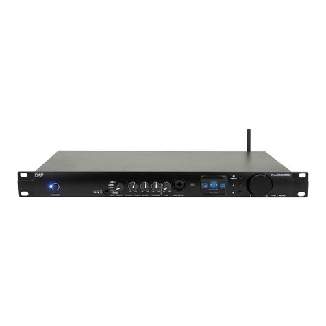 DAPAudio PA-5500TU user manual